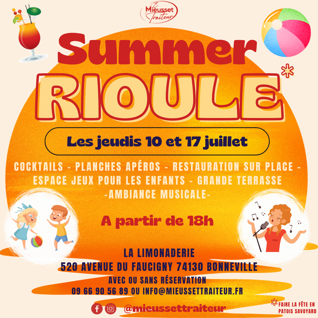 Affiche Summer Rioule 2025