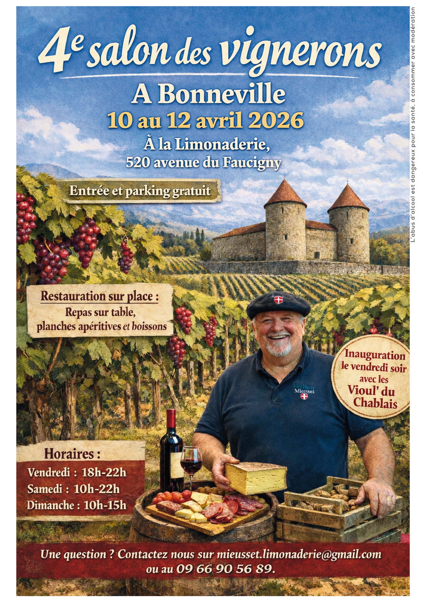 Affiche Salon des Vignerons 2026