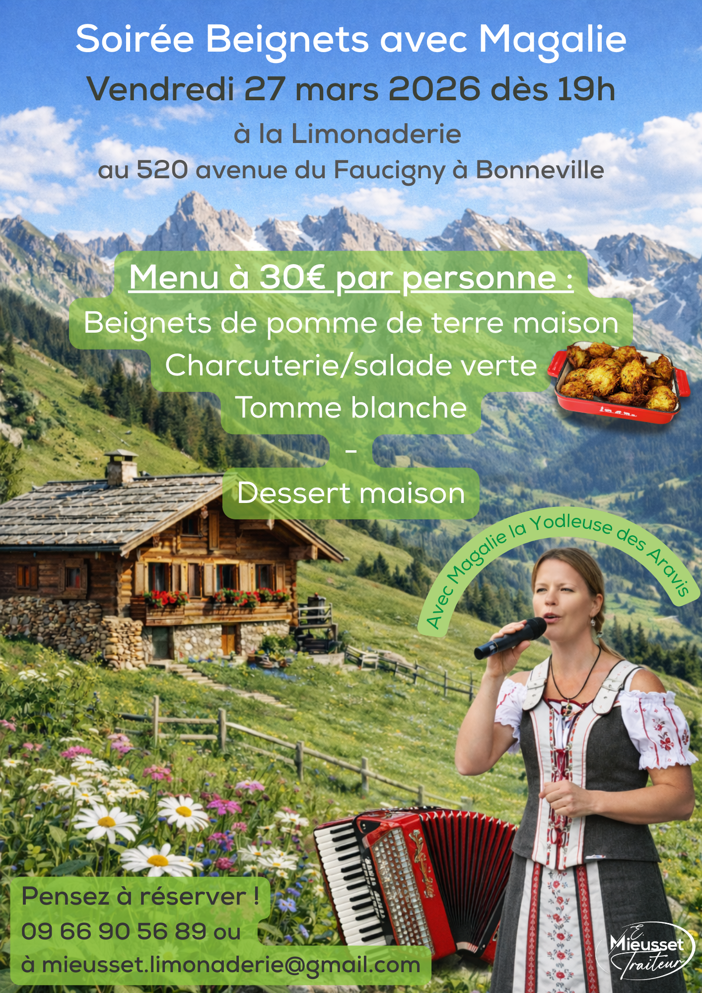 Affiche Soir&eacute;e Beignets 2026